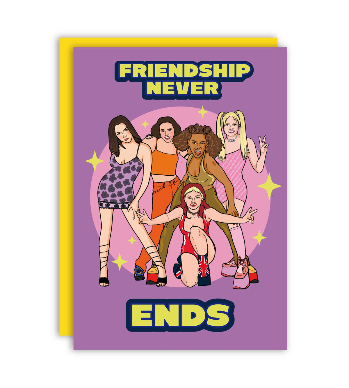 Friendship Never Ends Birthday Greeting Card