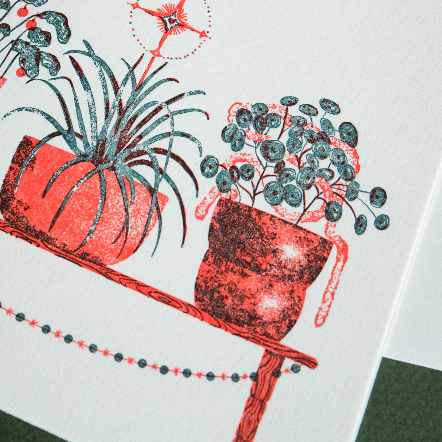 Houseplants Christmas | Letterpress Card