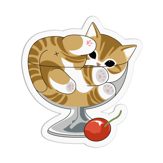 Sundae Sprout Cutie Cat Textured Stickers