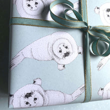 Load image into Gallery viewer, Baby Seal Wrapping Paper
