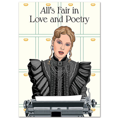 Taylor Love and Poetry Postcard - Front & Company: Gift Store