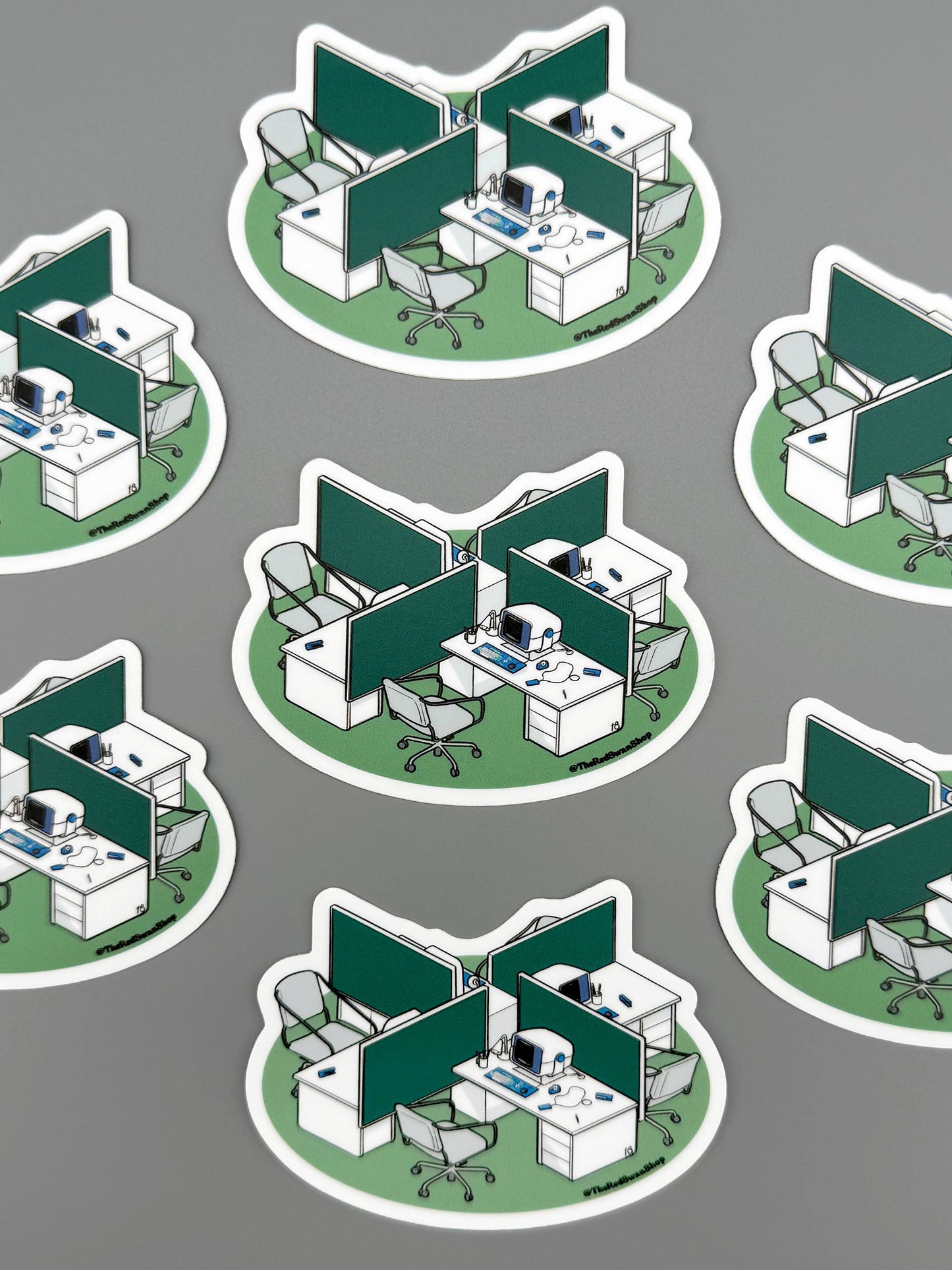 Vinyl Decal - Cubicles - Severance