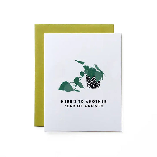 Another Year of Growth Birthday Card