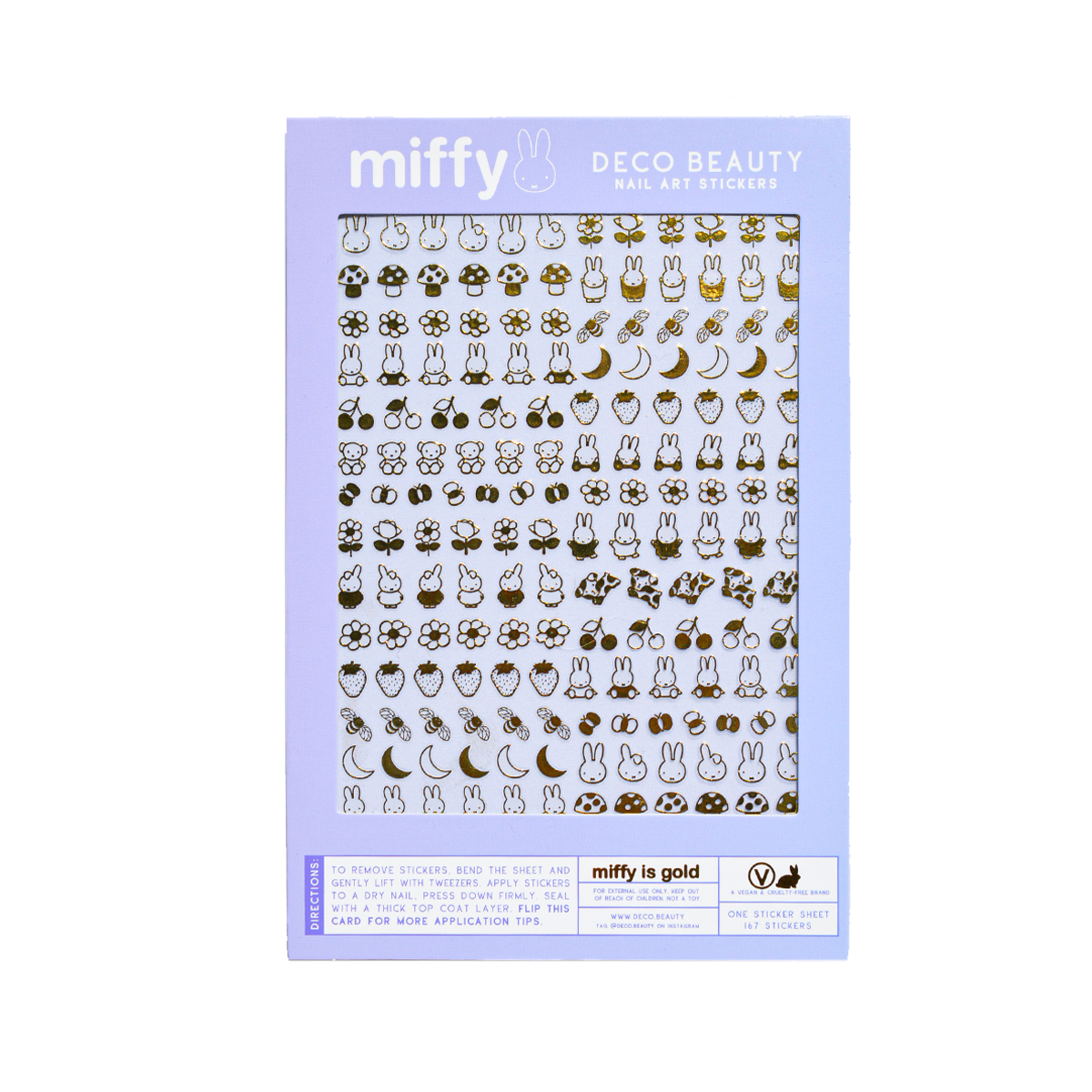 Nail Art Stickers - MIFFY IS GOLD