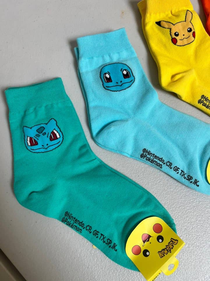 Pokémon Character Silky Cotton women Socks