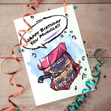 Load image into Gallery viewer, &quot;You Muggle&quot; - Harry Potter Howler Birthday Card
