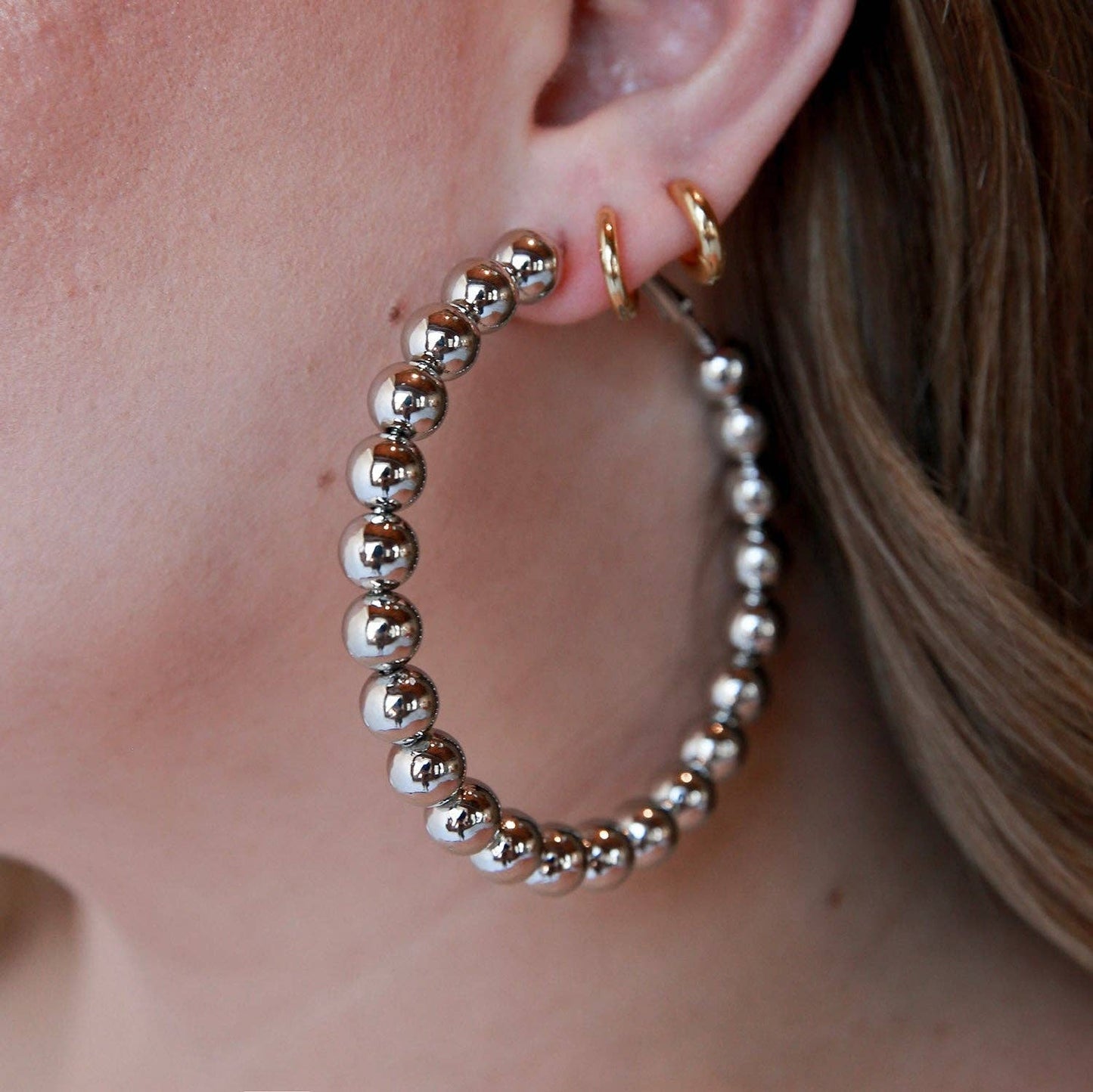 Big Al Silver Earrings