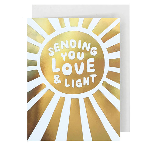 Love & Light Sympathy Card - Front & Company: Gift Store