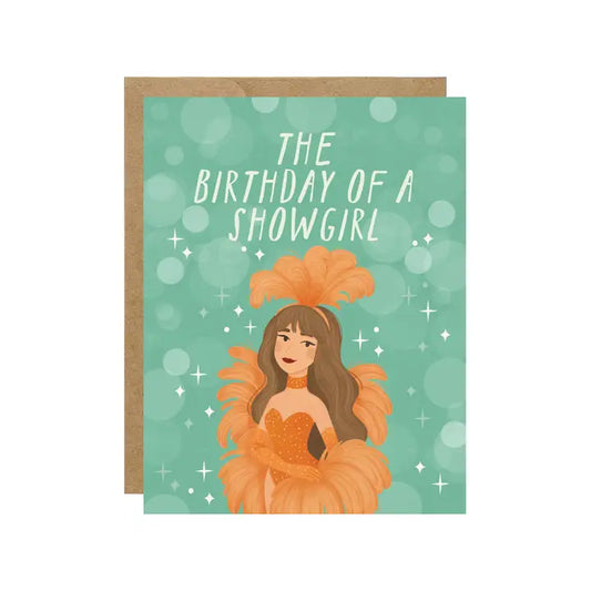 The Birthday of A Showgirl Card