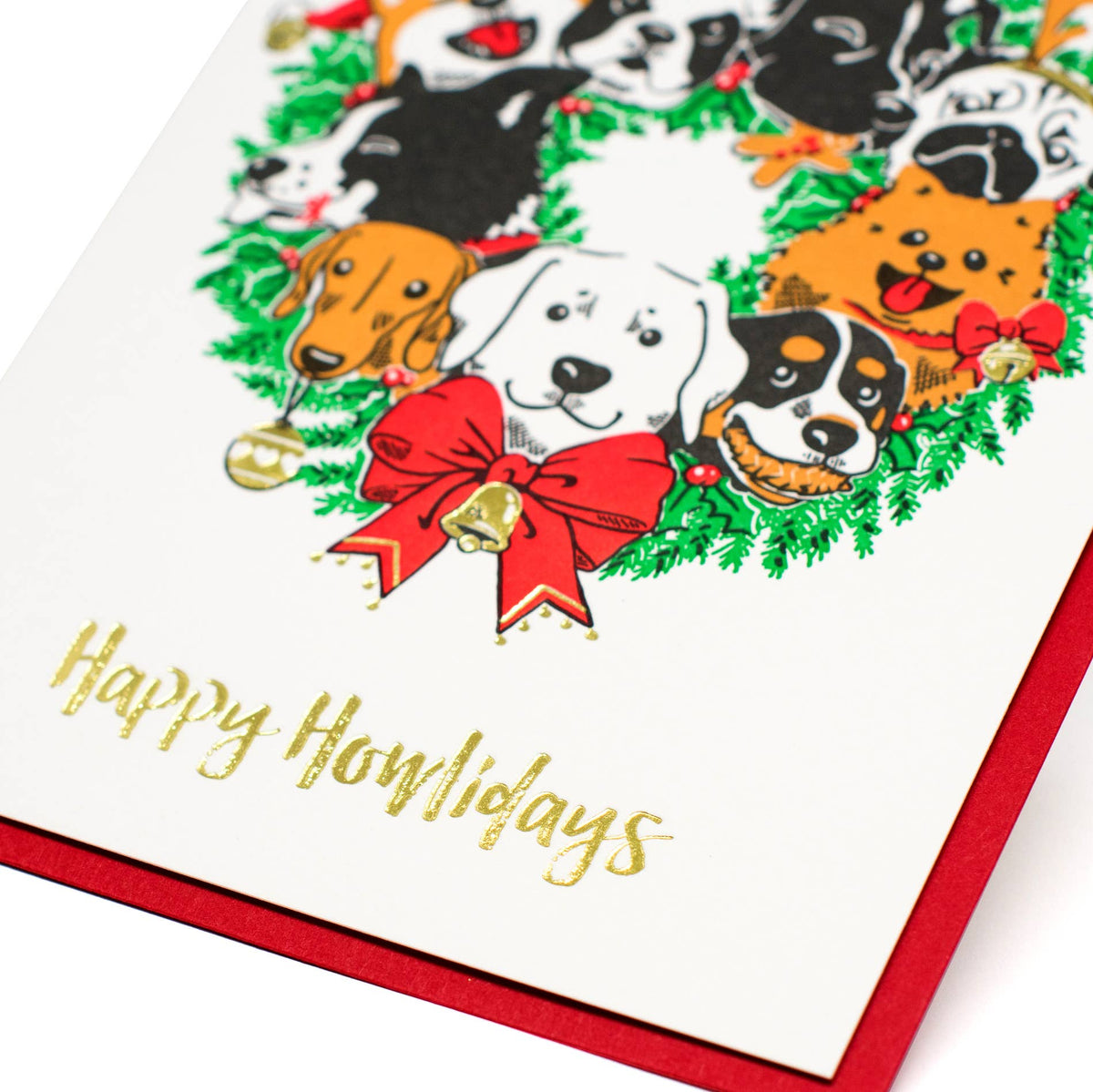 Happy Howlidays Dog Card