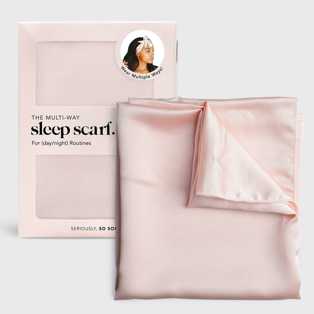 Multi Way Sleep Scarf - Blush