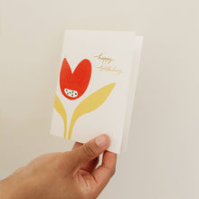 Load image into Gallery viewer, Birthday Tulip Card
