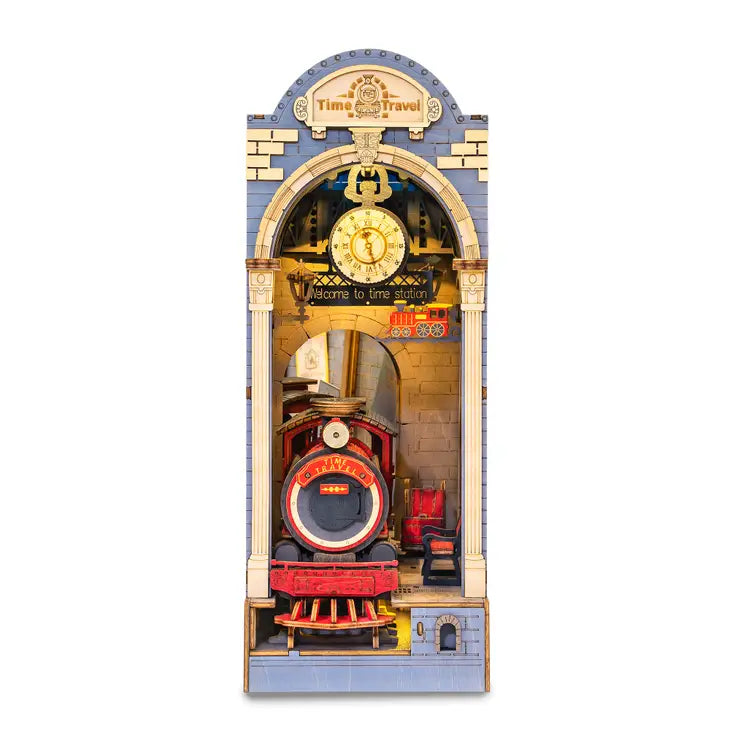 Diy Miniature House Book Nook Kit: Time Travel