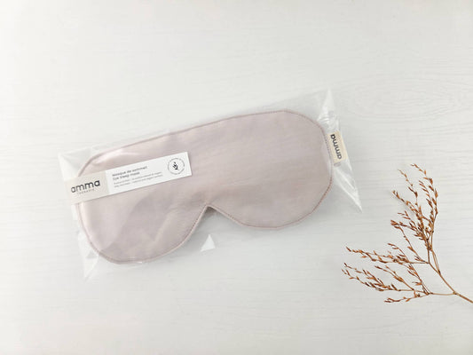 Tencel sleep mask (100% natural and vegan materials) pink