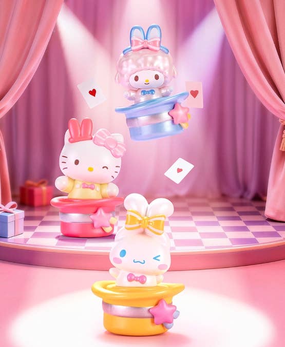 Sanrio Springy Magic Hat Series Blind Box Figure