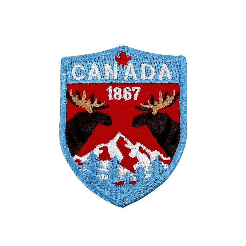 Canada iron-on embroidery patch