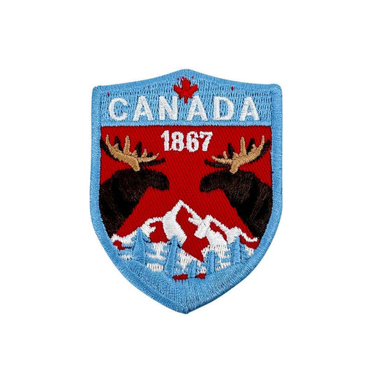 Canada iron-on embroidery patch