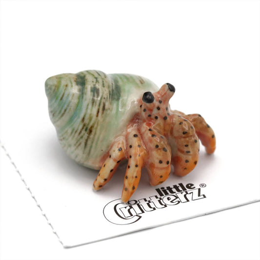 Hermit Crab Porcelain Decorative Figurine Miniature