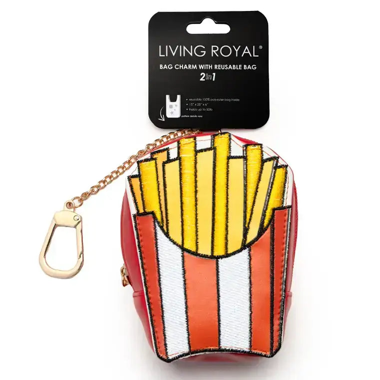 2-in-1 Bag Charm & Reusable Shopper Bag - Potato Chips