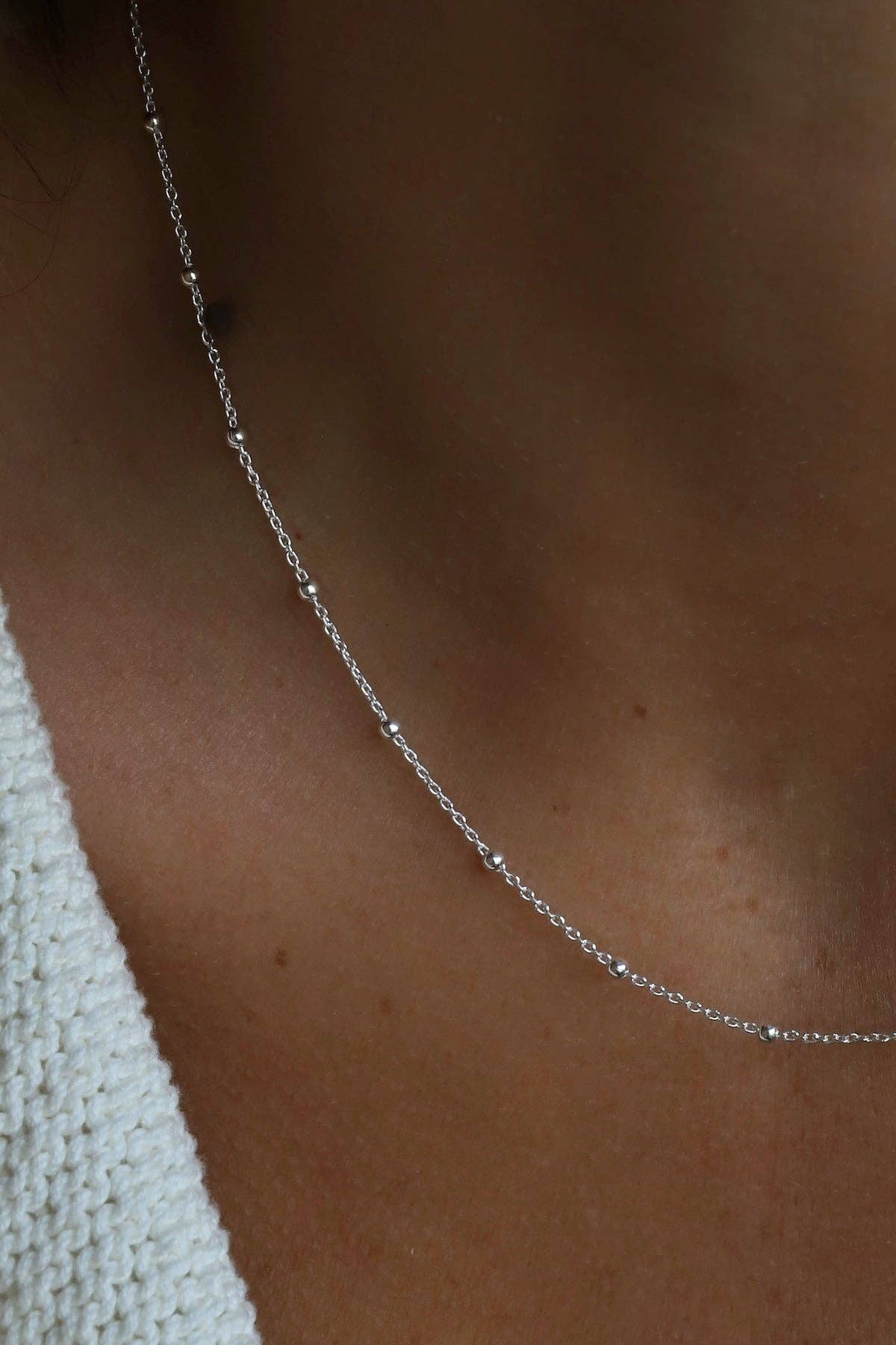 STERLING SILVER SATELLITE CHAIN