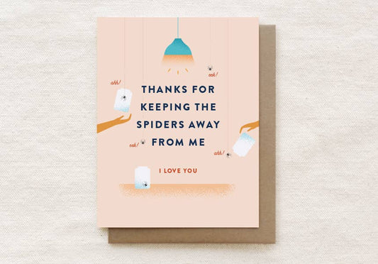 Spiders - Love Valentines Anniversary Card