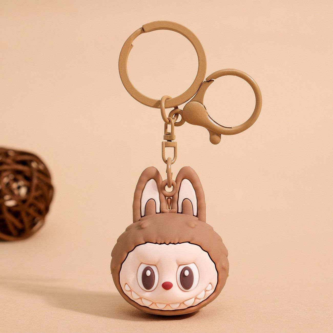 Labubu driving cartoon keychain Labubu pendant gift