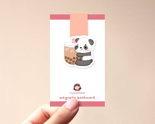 Chooby x Boba Hug Magnetic Bookmark - Front & Company: Gift Store