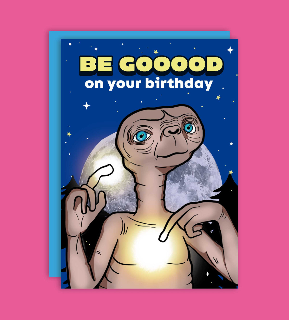 Be Good On Your Birthday Alien Movie Funny Greeting Card