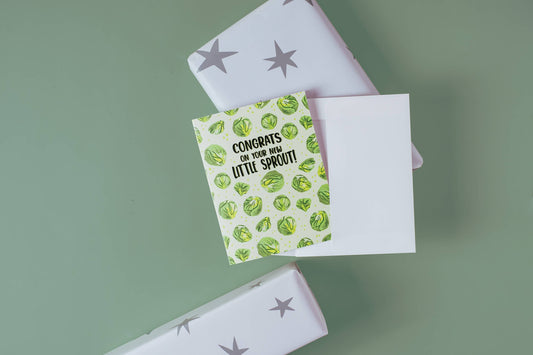 Congrats On Your New Little Sprout! - Greeting Card