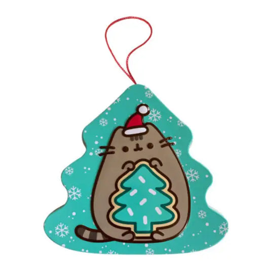 Pusheen Meowy Christmas Tree Ornament Tin