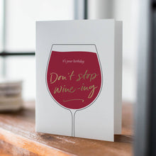 Load image into Gallery viewer, Birthday Wine – Wino Birthday Card
