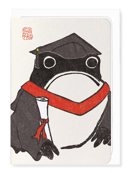 GRADUATION EZEN FROG: Ezen Frog Greeting Card