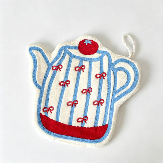 Glove & Teapot Shaped Hanging Hand Towel