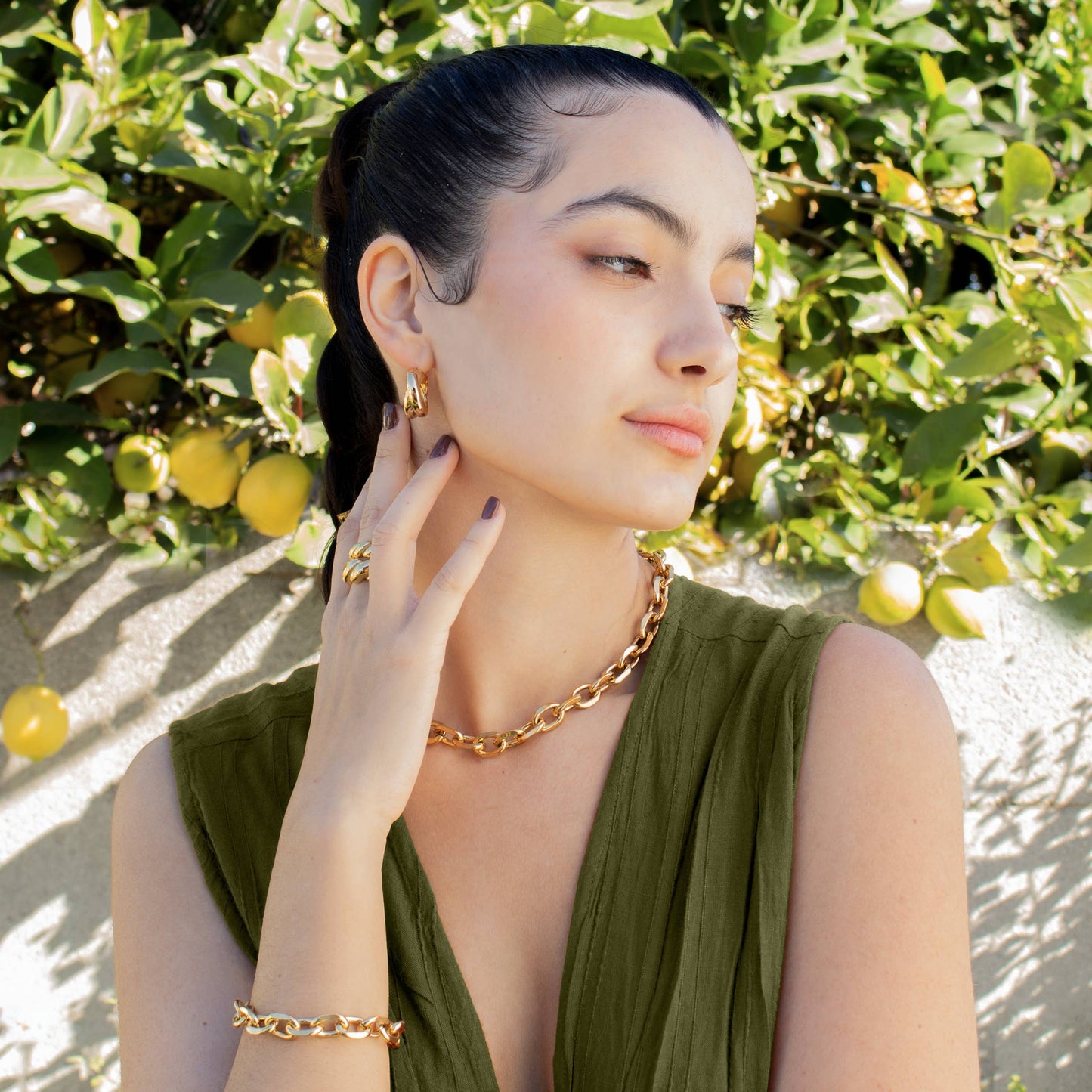 The Best 18k Gold Plated Hoop Huggies Earrings Tarnish Proof