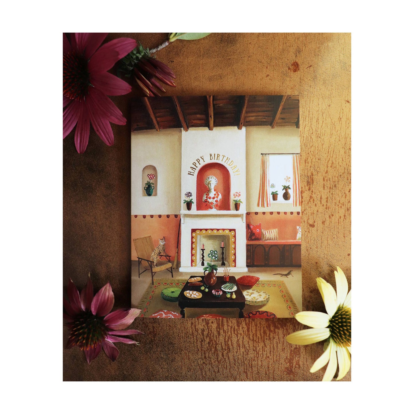 Auricula Theatre Happy Birthday Card