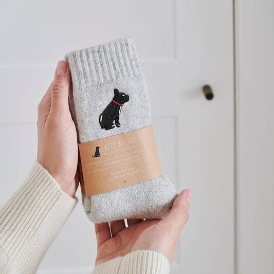 Dog Walking socks - French Bulldog