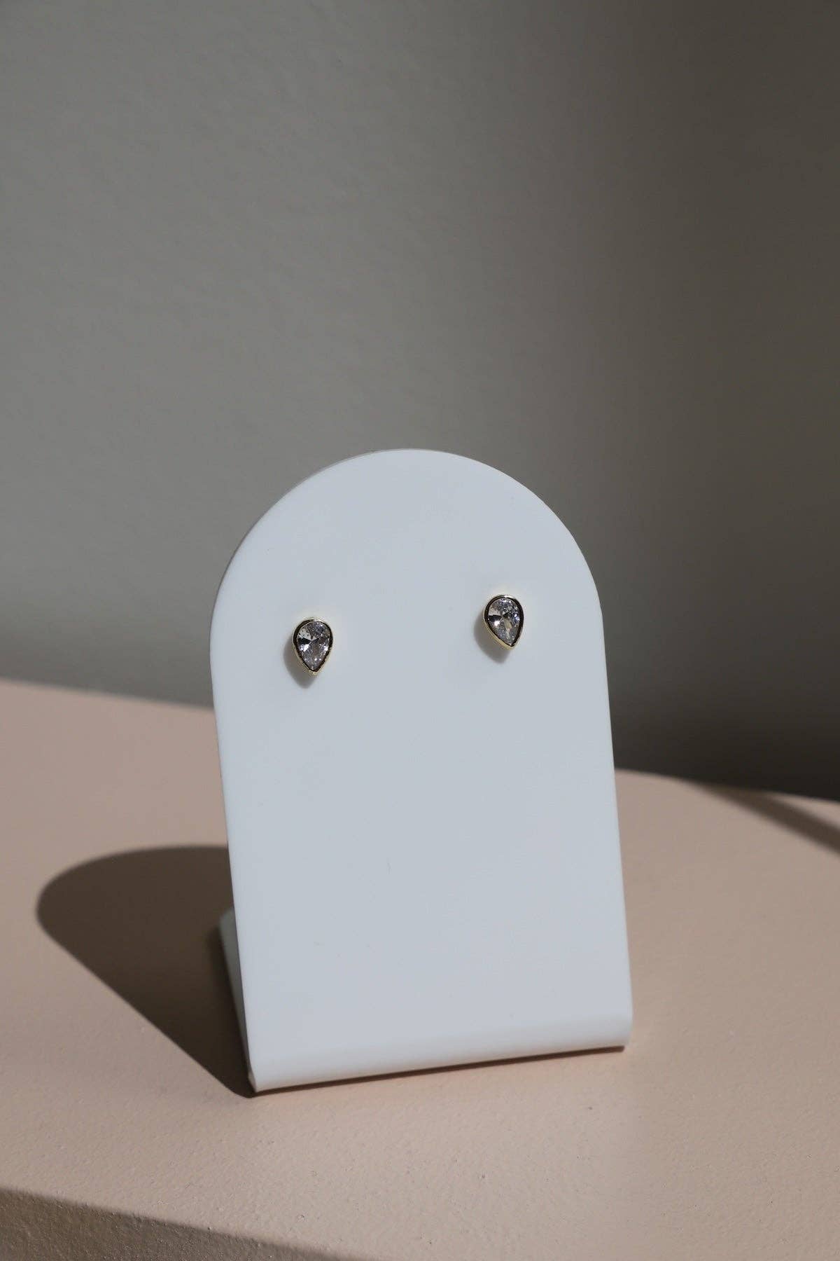 GOLDIE PEAR STUDS