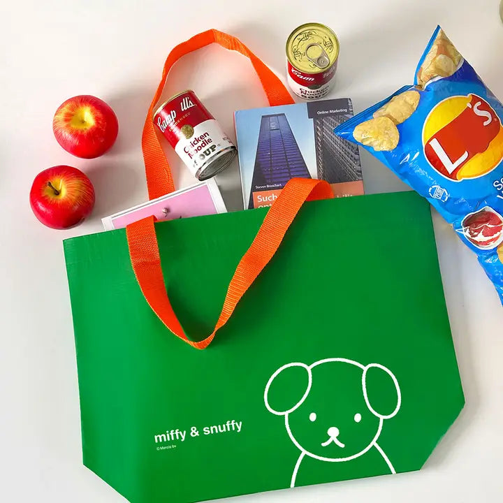 Miffy and Snuffy Large Eco Tote Bag Reusable Shopper Bag
