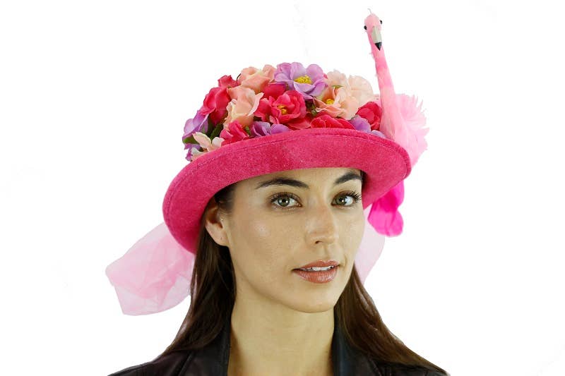 Pink Flamingo Top Hat