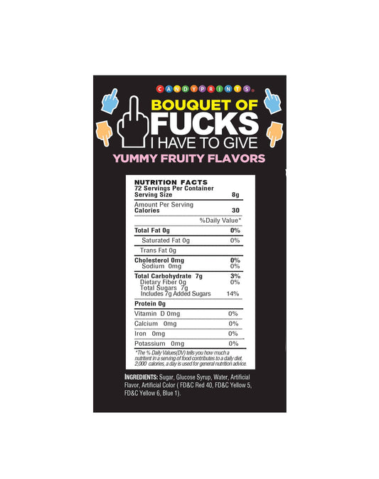 Bouquet of Fucks I Have to Give