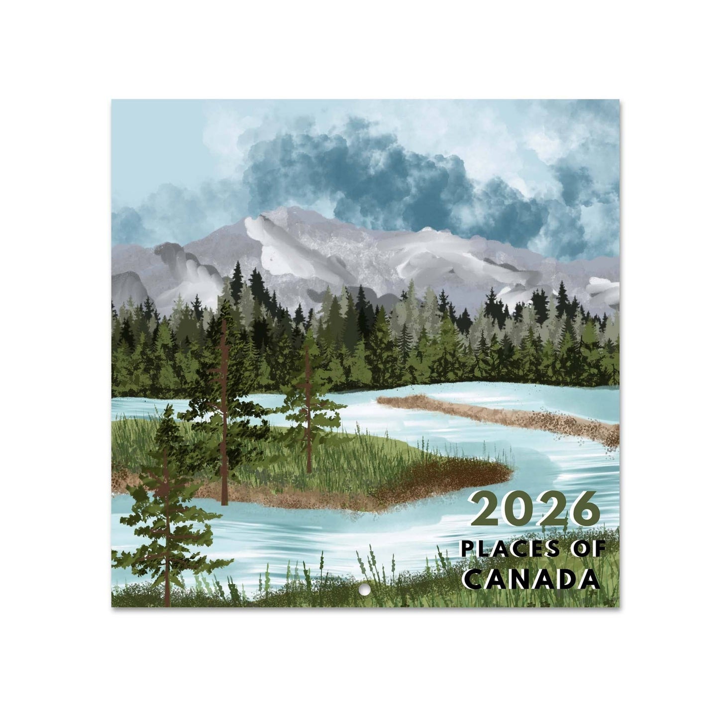 Places Of Canada 2026 Wall Calendar