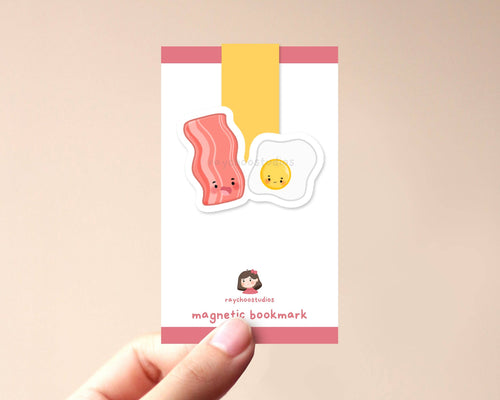 Bacon and Eggs Magnetic Bookmark - Front & Company: Gift Store