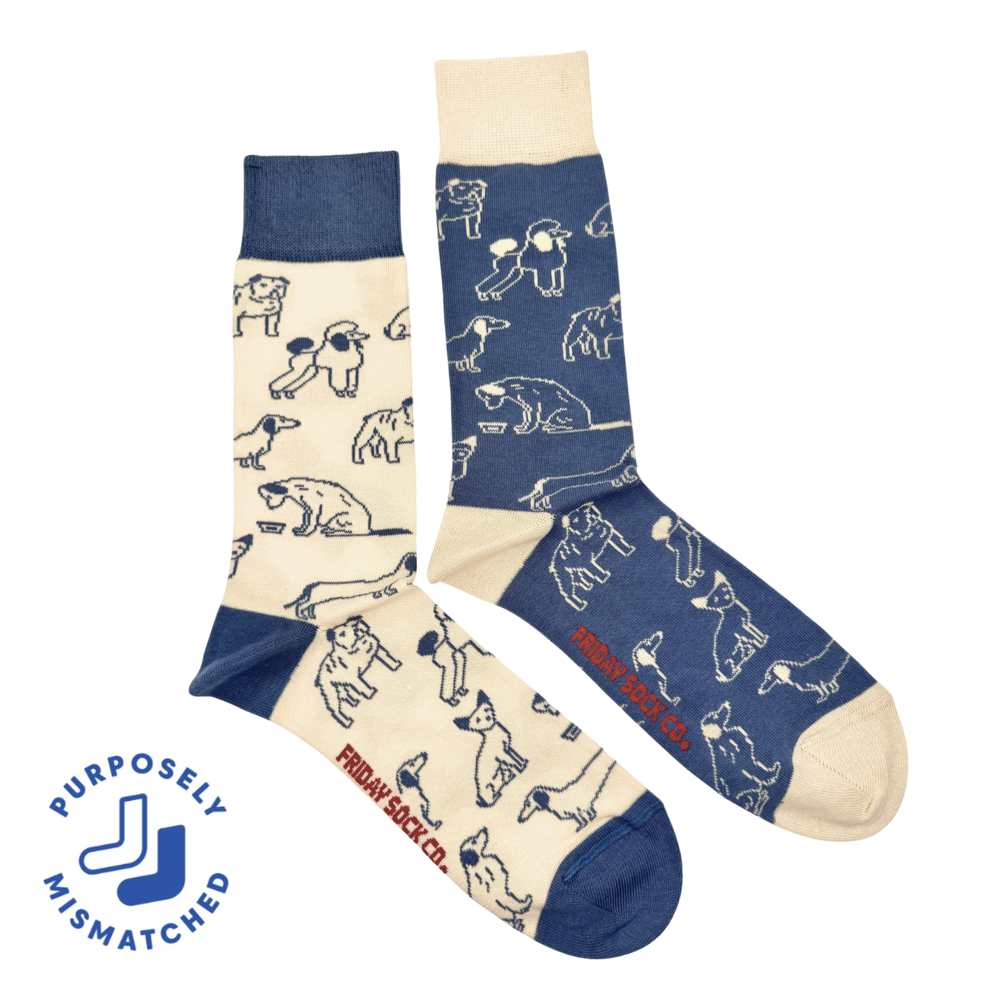 Men's Dogs This Did Good Mismatched Socks, Socks Give Back