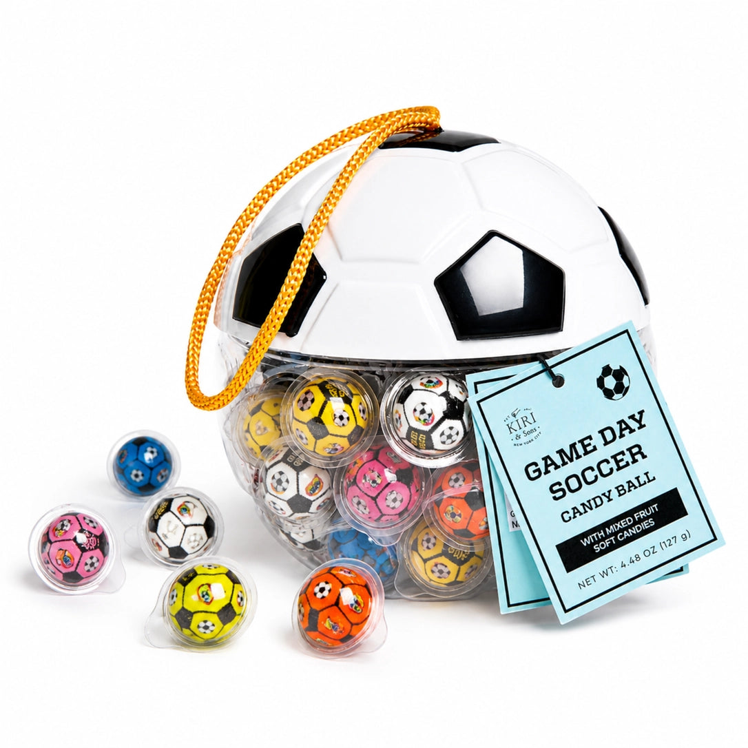 Soccer Filled Gummy Candy Ball World Cup Party Bucket