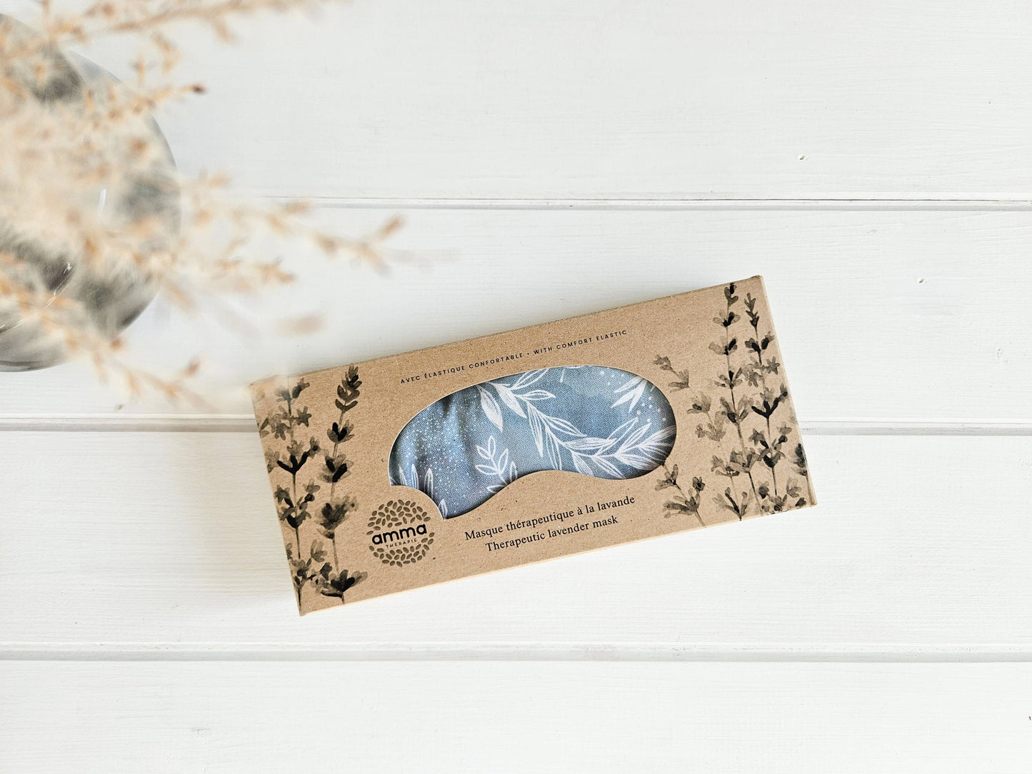 Therapeutic lavender eye mask (Bohemia printed cotton)