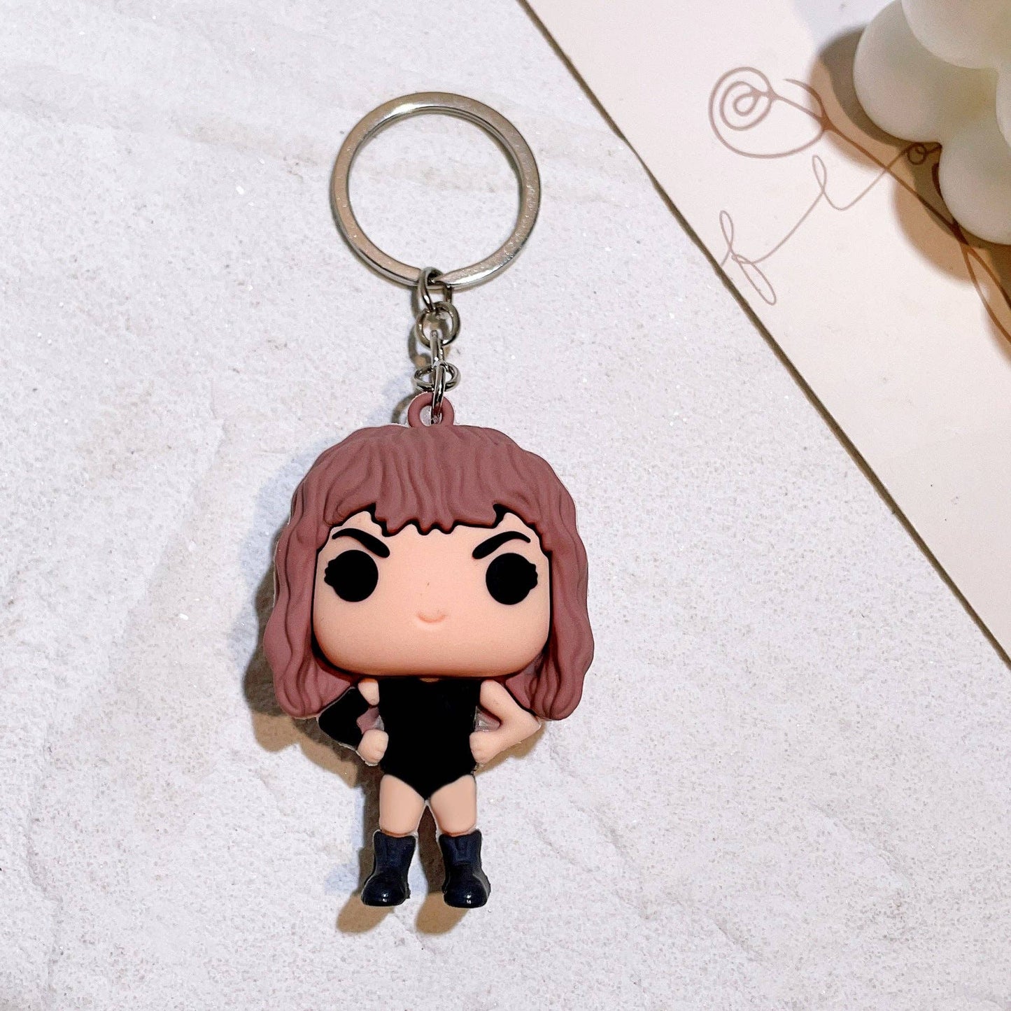 Taylor Swift cartoon character keychains 4 Assorted