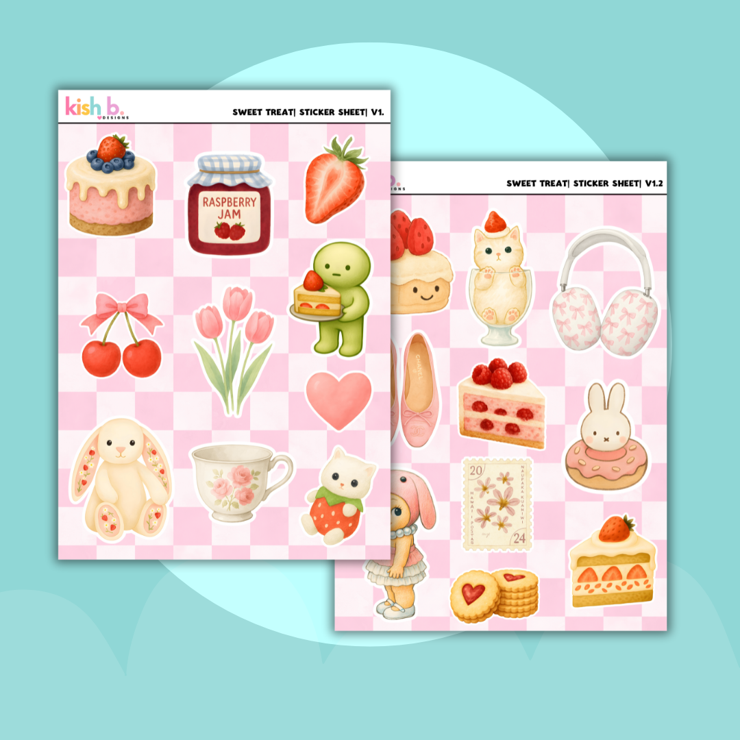 Sweet Treat| Journal| Sticker Sheet