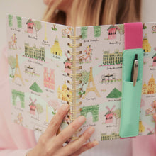 Load image into Gallery viewer, Sights of Paris Oliver Notebook with Pen Pocket
