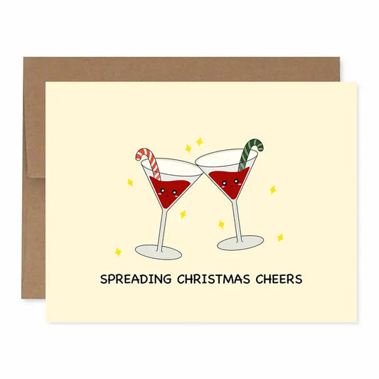 Spreading Christmas Cheers Greeting Card