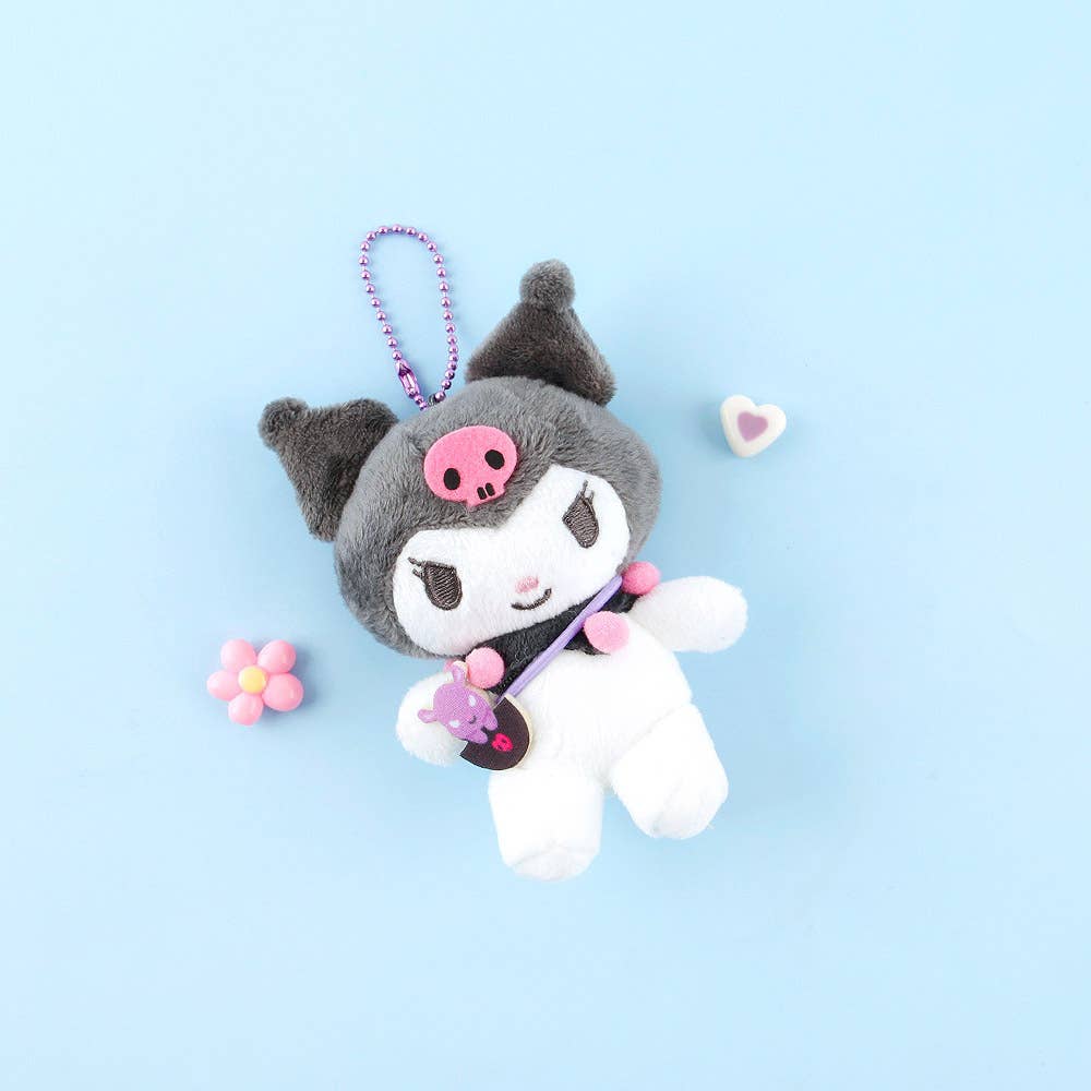 Sanrio Mini Plush Keychain - Shoulder Bag Edition (8cm)